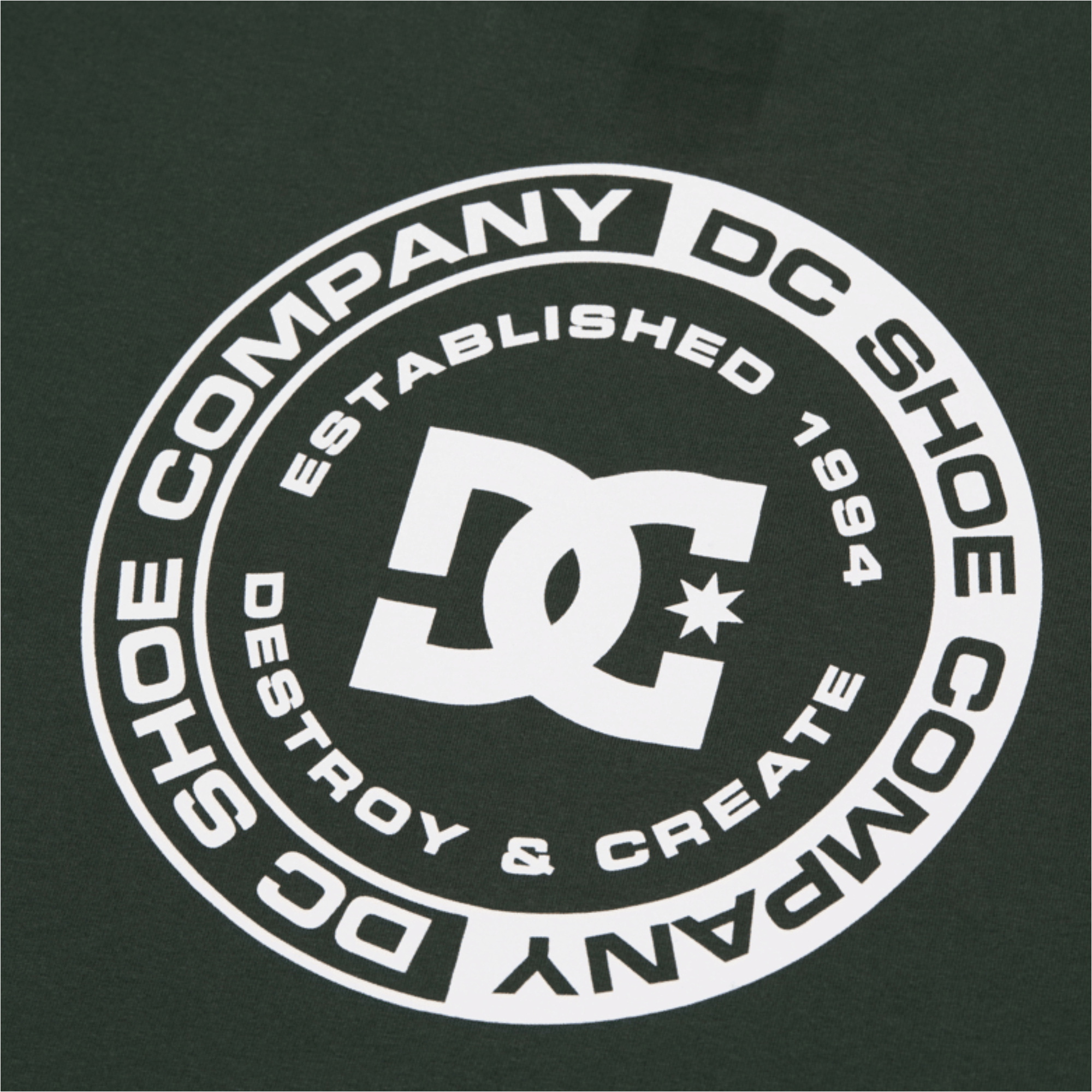 2026 DC Shoes Mens DC Corpo FB T-Shirt ADYZT05440 - Deep Forest